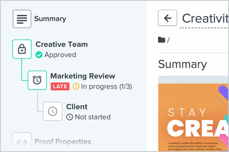Web design workflow: Internal and Client Review Workflow Stages in creative process