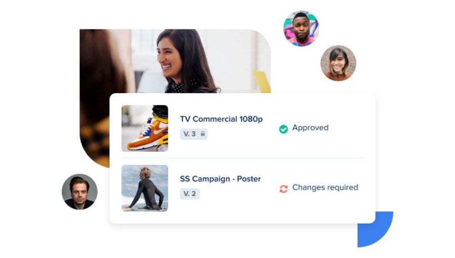 6 steps to create an efficient marketing approval process - Approval stages of a proof Ziflow approved and changes required