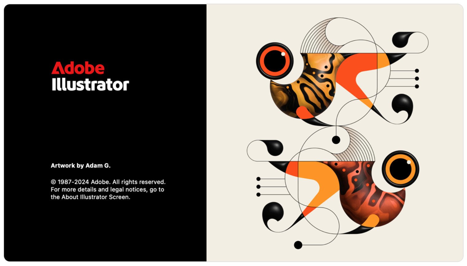 Adobe Illustrator for graphic design landing page