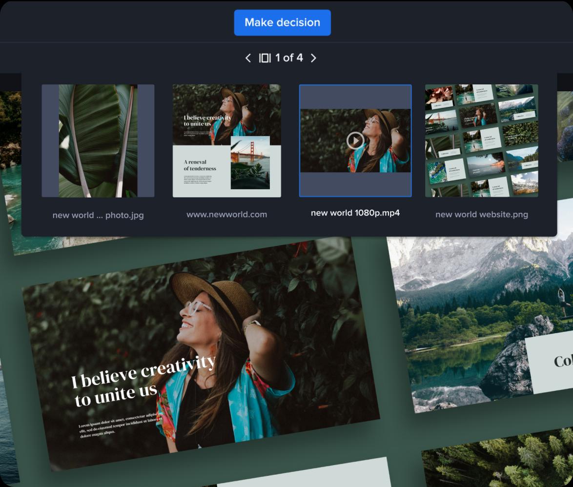Consolidated batch review of all website content overview