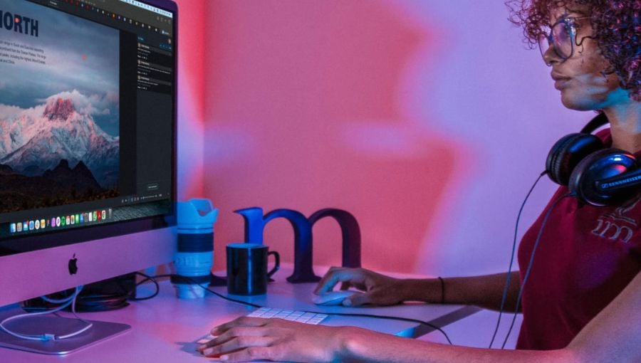 Creative designer using Ziflow to turbocharge her design project