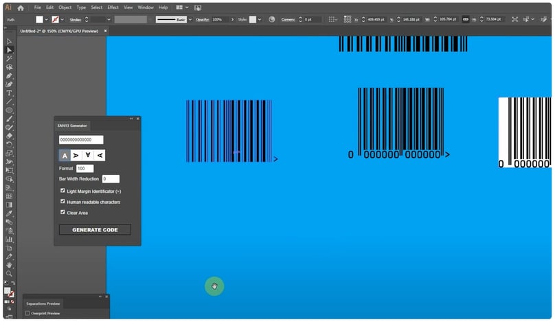EAN 13 Barcode Generator adobe effects plugin