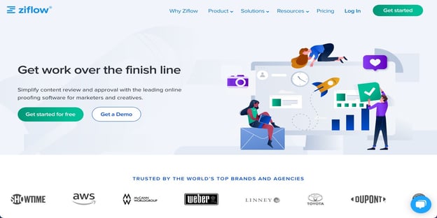 get work oveer the finish line