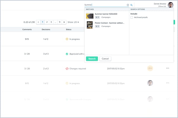 Proofs - Global Search