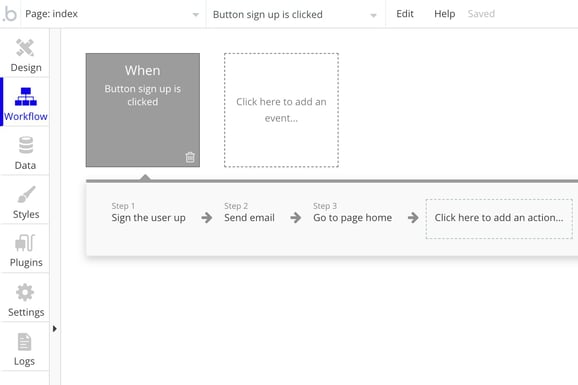 Bubble IO AI web app builder