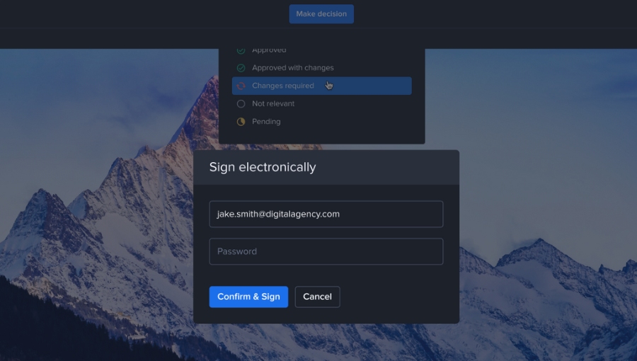 Introducing electronic signatures Built-in compliance for FDA regulated marketing-1