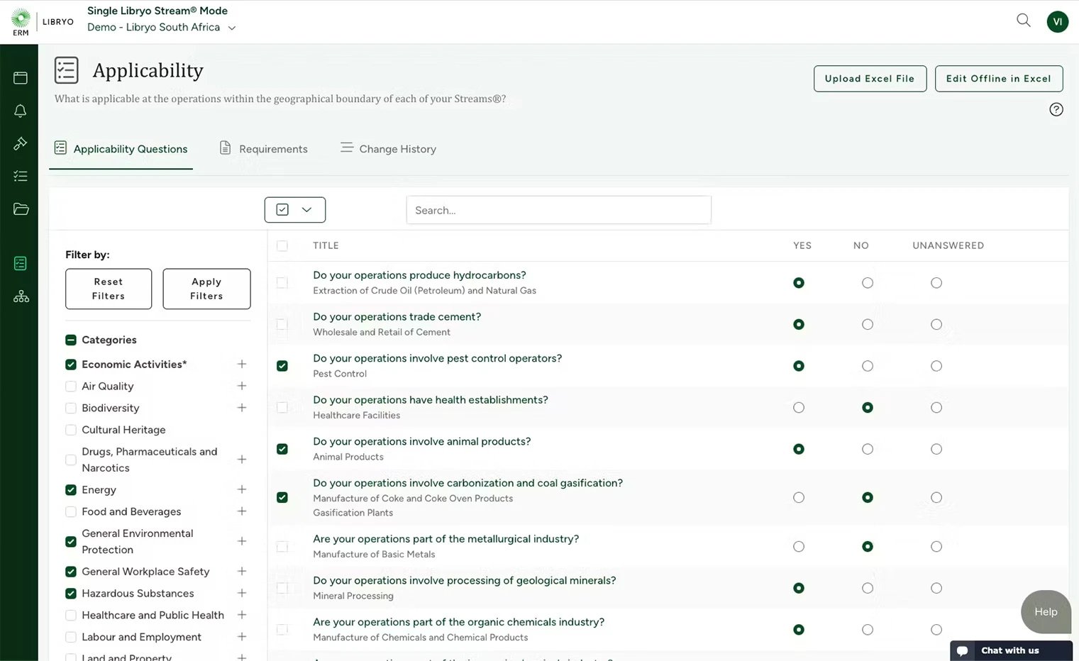 Libryo app main application view tool for legal compliance