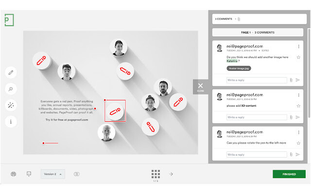 PageProof tool for efficiency in workflows review and approval software app layout