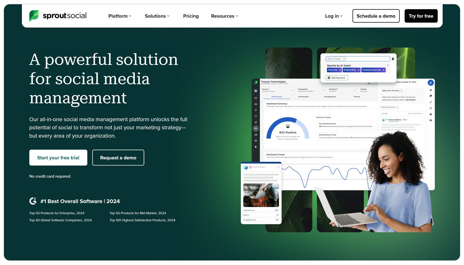 Sprout Social for social media analytics, a powerful solution for social media management