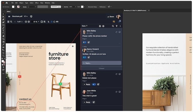 Ziflow content reviewing and collaboration software proof viewer 