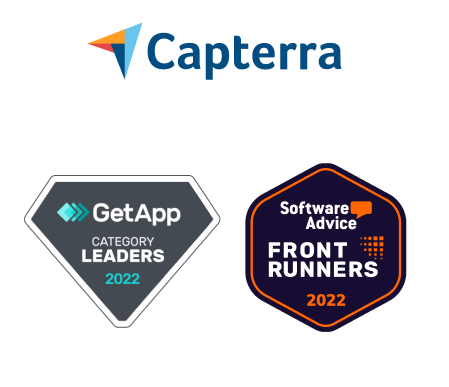 Capterra Category Leaders, Front Runners awards-1-1