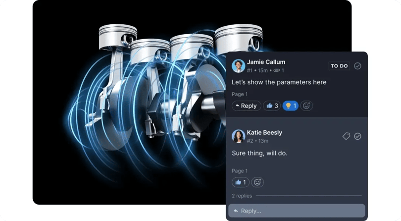 Comments section of a ziflow proof viewers with stakeholders avatars-1-1