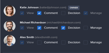 Controlled access and permissions