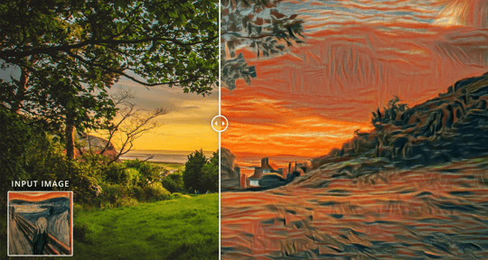 Deep Art Effects AI Image example