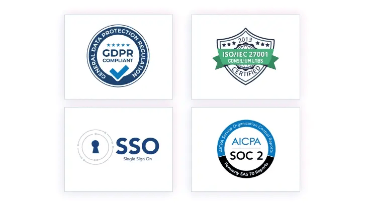 Enterprise - Industry-leading security Logos