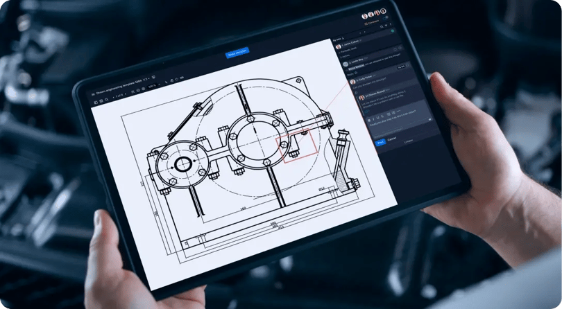 Enterprise-grade security of Ziflow presented with internal company manufacturing details displayes-1
