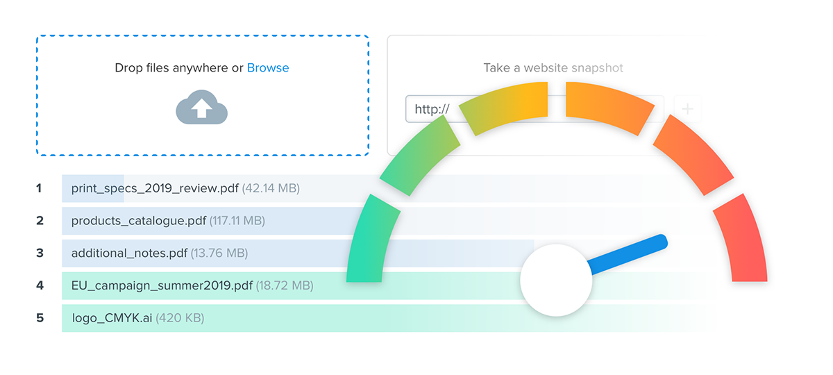 Improved performance of uploading proofs