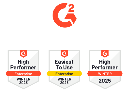 G2 Ziflow Reviews badges - High Performer, Easiest to Use, High Performer Enterprise-2-1