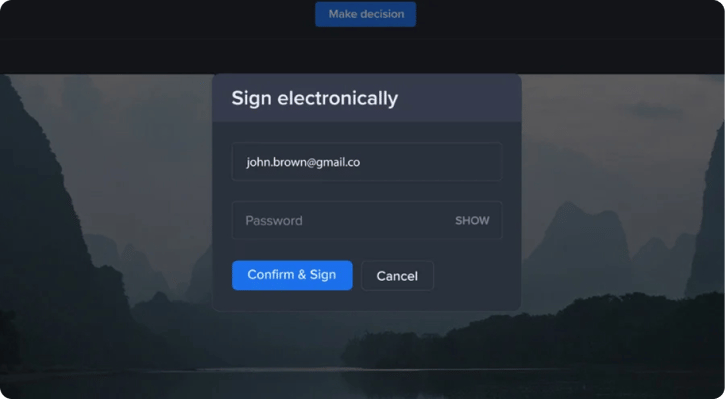 Healthcare- Tracking and automation - Sign electronically proof in Ziflow