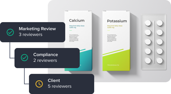 pharma creative workflow
