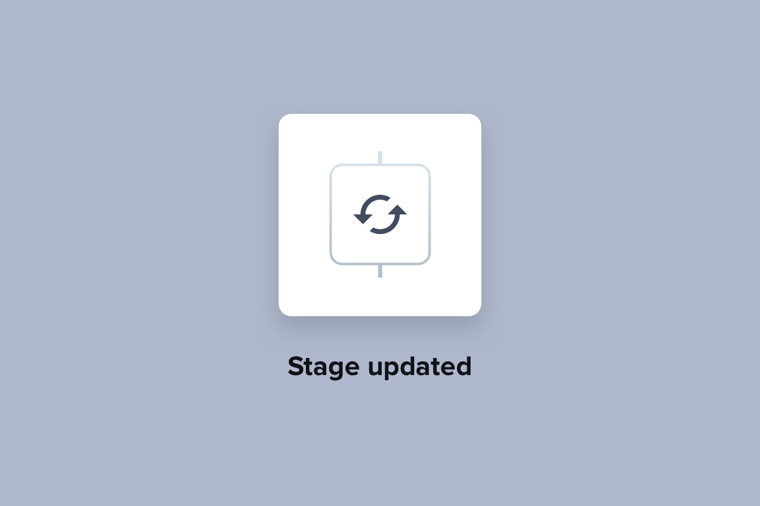 Stage updated