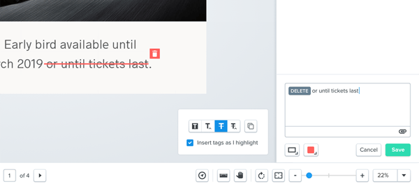 more precise online proofing annotations