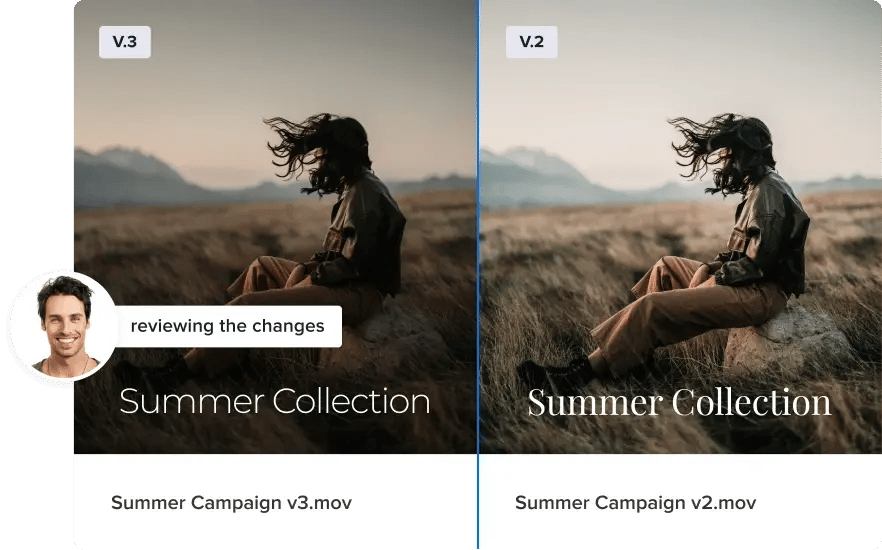Ziflow proof viewer version comparison - reviewing the changes
